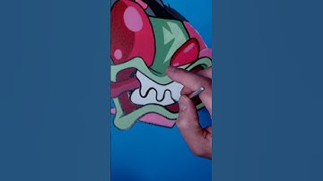 Invader ZIM needs a RE-boot! Who agrees? #invaderzim #painting #art #drawing
