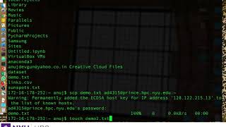 Transferring files to HPC Clusters from a Mac/Linux
