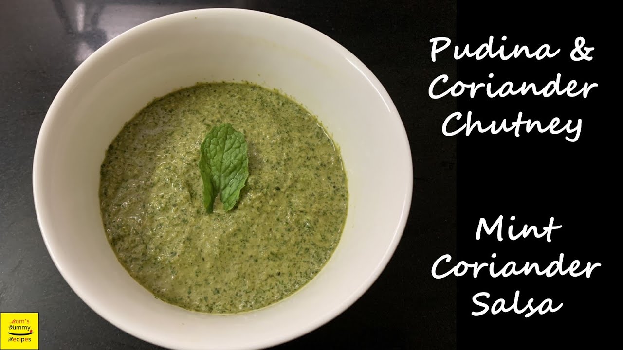 Pudina and Coriander Chutney Dosa Chutney Coriander Mint Salsa YouTube