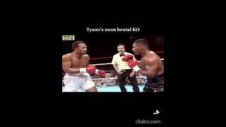 Mike Tyson’s most brutal KO ever!👊🏾💥