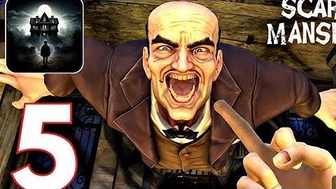 scary mansion - gameplay walkthrough part 5 - hard mode (Android-ios)