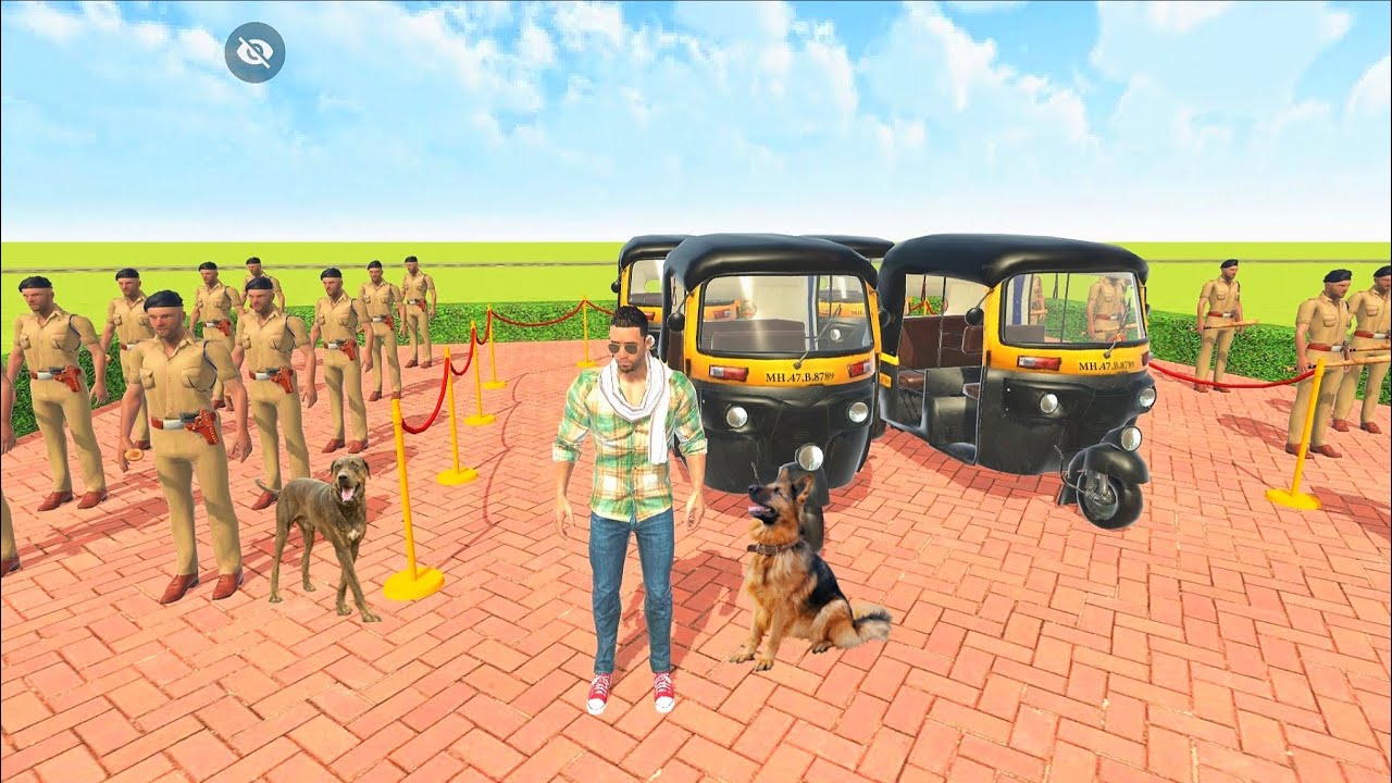 😤Modified police car 🚨 Gangster Life in Indian Streets | Open WorldGame game for android🥵