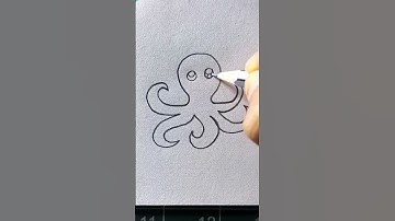 how to draw an octopus 🐙