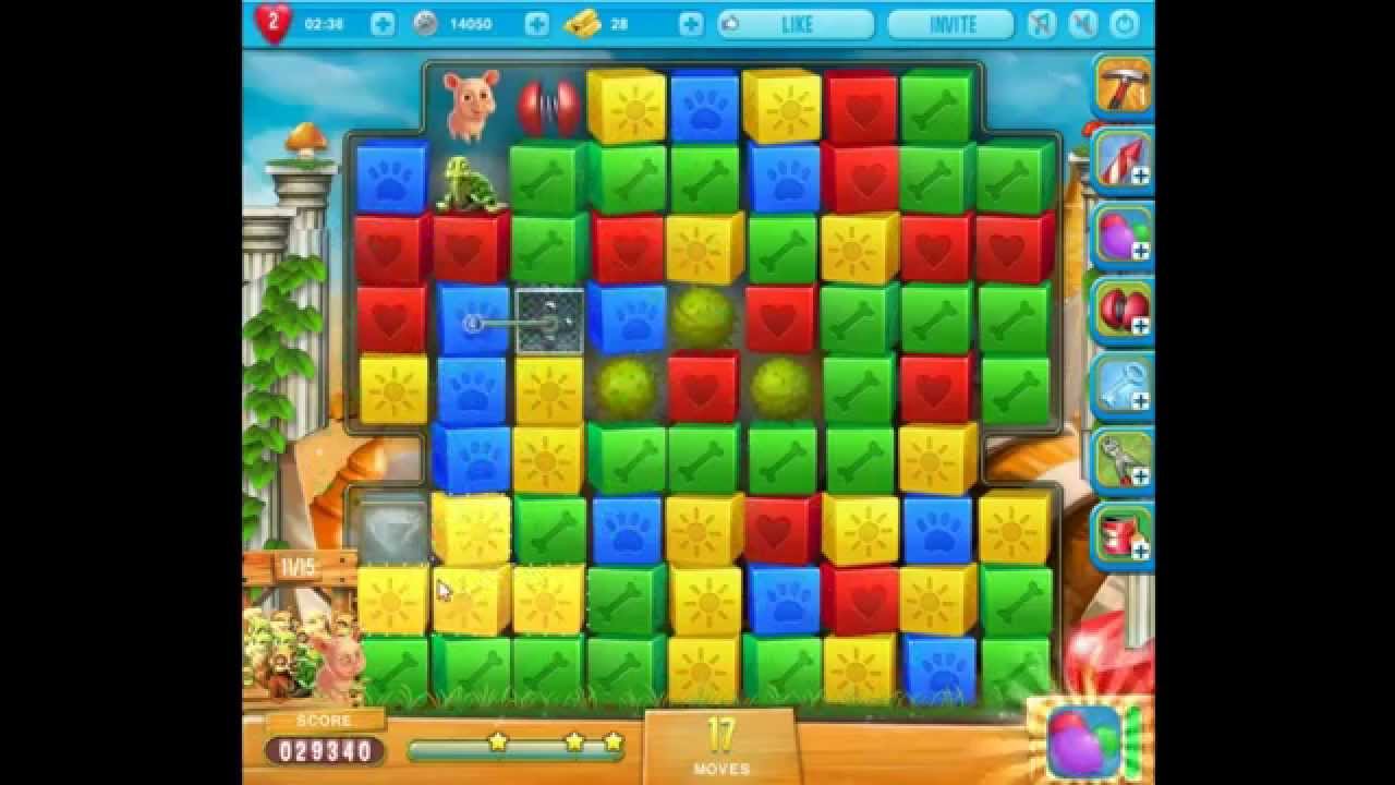 Pet Rescue Saga level 861 no hammers 😈 ►TOBIAS DEAMON◄