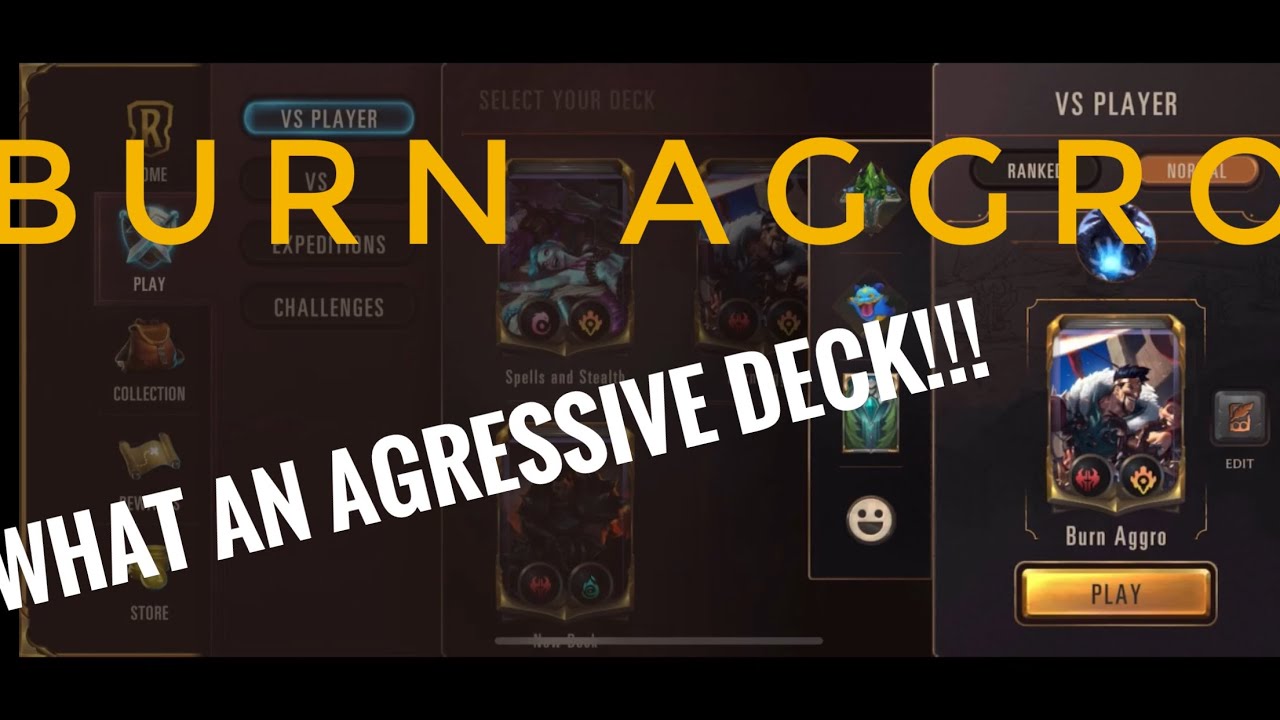 One of The Best Runeterra Decks - Burn Aggro (Piltover/Zaun + Noxus)