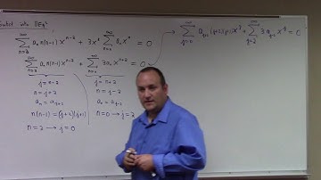 DEqns: series solution technique, systems begin, 10-16-18 part 1