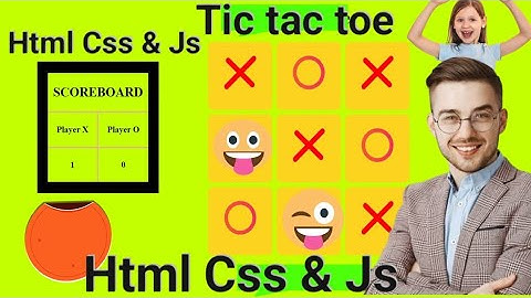 Build a Simple Tic Tac Toe Game with  HTML  CSS & Javascript for Beginners | Full Course Javascript