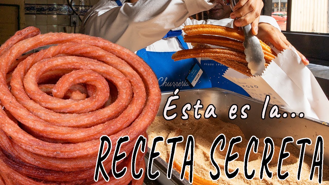 Receta CHURROS El Moro | Ésta es la receta ORIGINAL que siguen UTILIZANDO