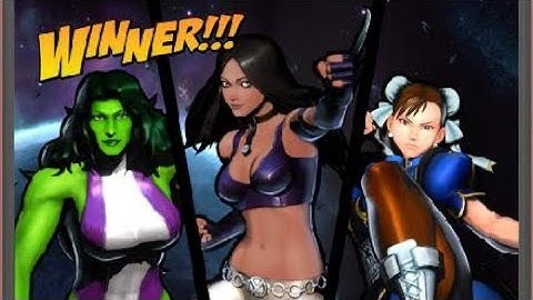 ULTIMATE MARVEL VS. CAPCOM 3 Chun Li She Hulk X23 Arcade Mode