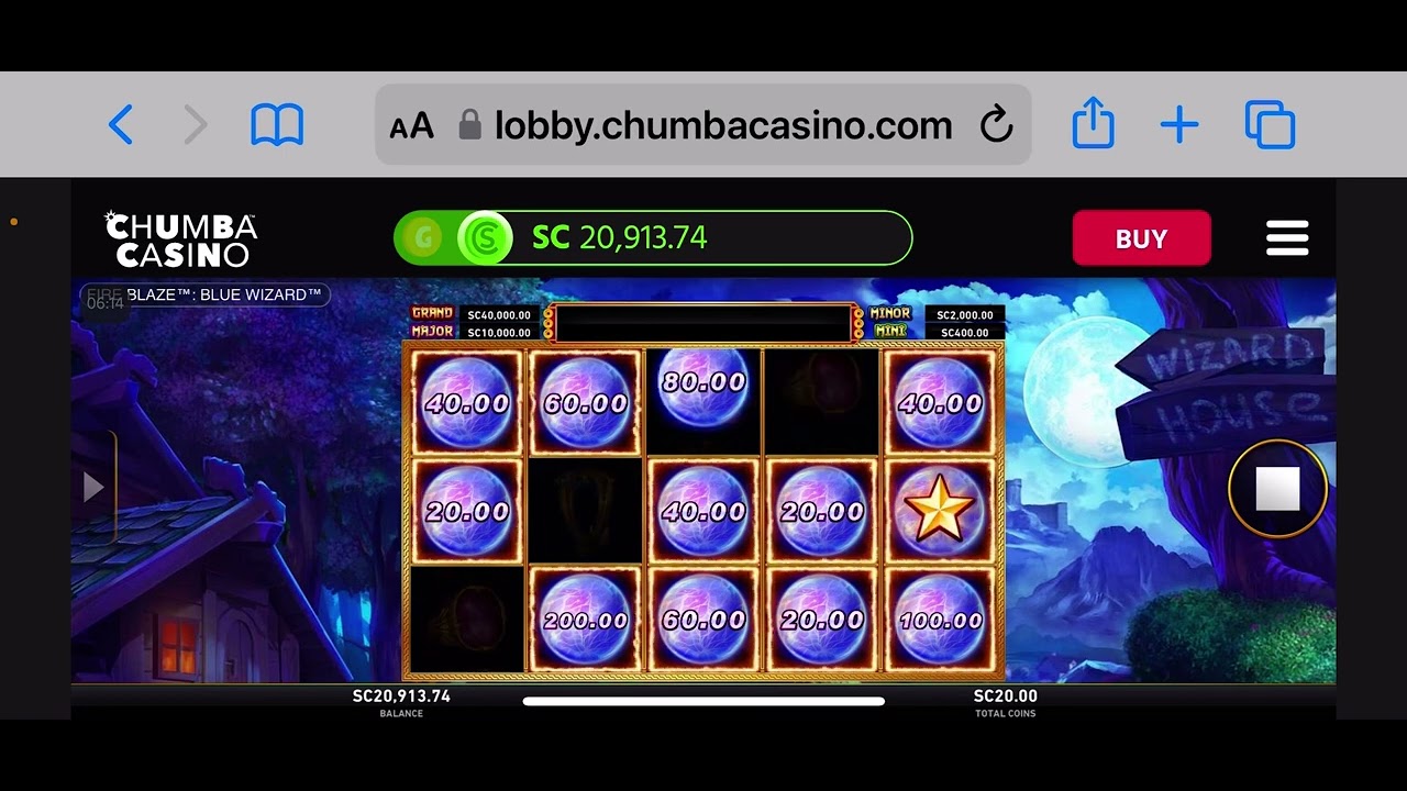 Blue Wizard $20 Bet MINOR Big Win Big win 🏆 💰 💰 🏆 - YouTube