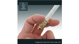 定番ジュエリー【Cigarette Cover 2010 】遊び心 タバコカバー 真鍮 ボールチェーンネックレス付き 葉タバコ タバコ ギフト パイポ メンズ シガレットカバー  タバコアクセサリー