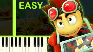 BEACH BUGGY RACING THEME - EASY Piano Tutorial screenshot 4