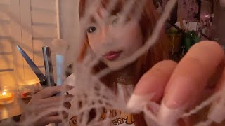 asmr removing your cobwebs (visual triggers and camera tapping)