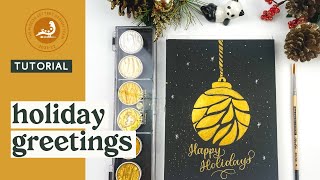 Easy Happy Holidays Card DIY