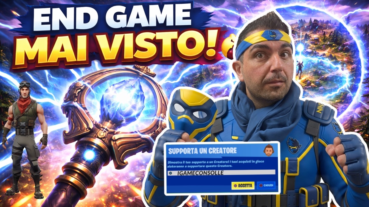 END GAME MAI VISTO 😱 Il BASTONE DELLA VERITÀ gestisce la SAFE!? | Fortnite