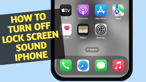 iOS 17 How To Turn Off Lock Screen Sound on iPhone 2024