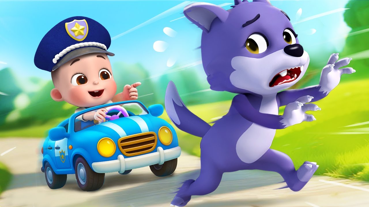 ليا تشاتشا - LiaChaCha | عجلات سيارة الشرطة تدور وتدور