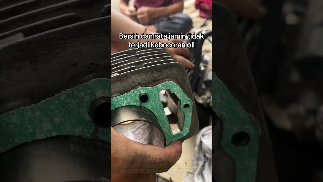 Pasang paking blok GL pro tidak perlu di lem #bengkelmotor #glpro #herexgl