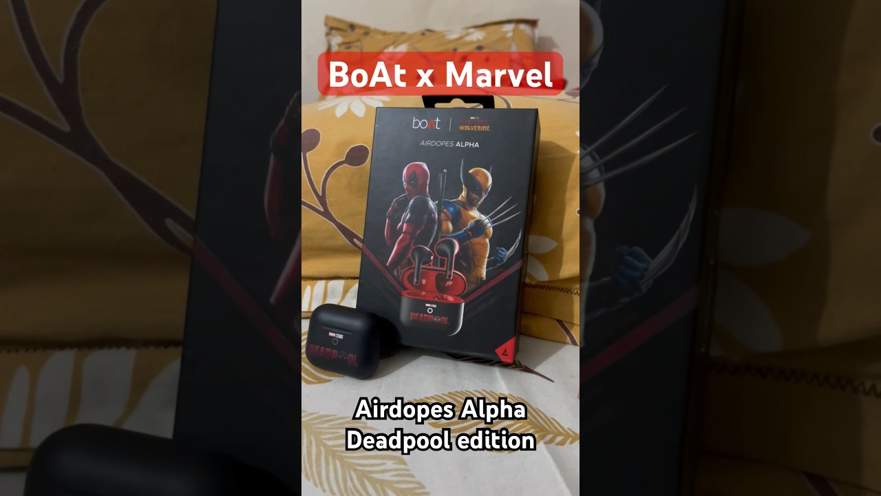 BoAt Airdopes Alpha Deadpool Edition review
