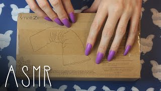 ASMR Heated neck pillow unboxing (🎧 soft spoken, cardboard sounds, fabric sounds) screenshot 3