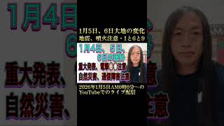 1月5日、6日大地の変化、地震・噴火に注意・1月は「数字の1、6、9」に注目