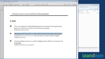 Intro to Java Training Course - Chapter 2 - Labs