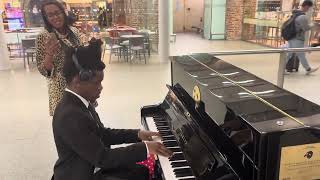 This Lady Joined Me At The Public Piano For A Jam Must Watch