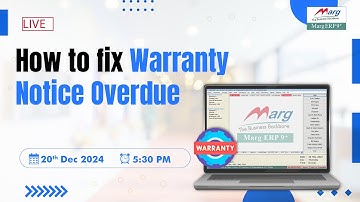 How to fix Warranty Notice Overdue