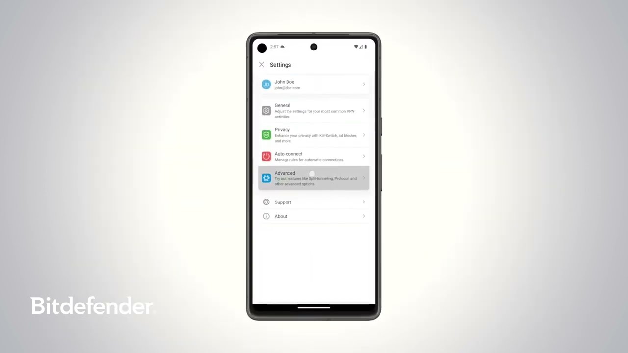 Bitdefender VPN Présentation