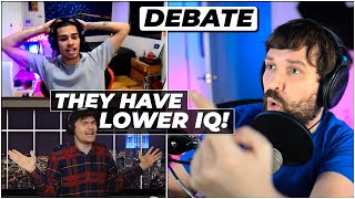 Wild Conspiracy Debate Turns Into Even Crazier IQ Debate ft. SNEAKO