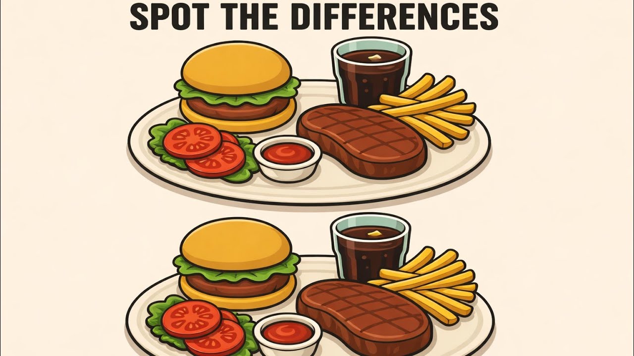 Find  Differences 🧐😲🤔🤓🧠👈 