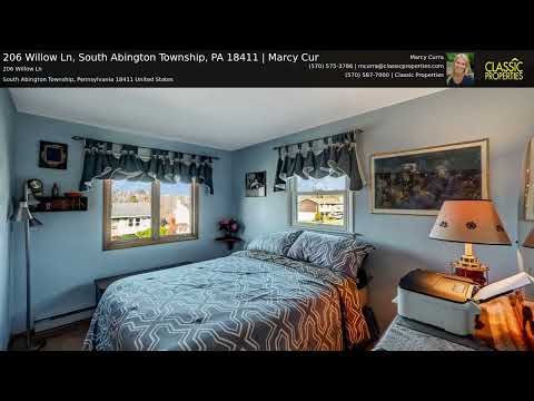 206 Willow Ln, South Abington Township, PA home video tour
