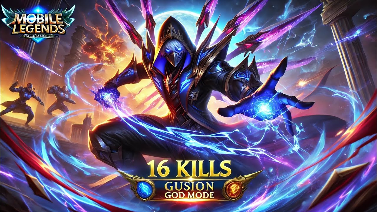 Gusion 16 Kills - Assassin God Gameplay! Insane Outplays & Montage🔥