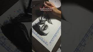 Imagine being the muse behind someone’s art. 🕊️ #CharcoalPortrait #RealisticArt #ArtMuse