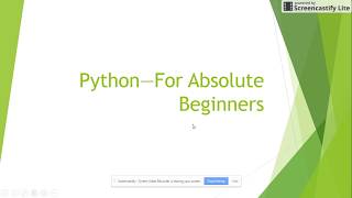 How to Install Python :  Class 2