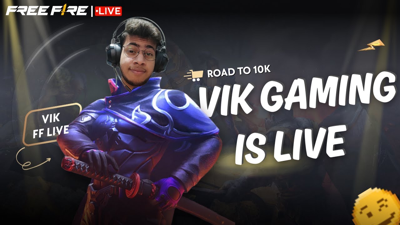 VIK FF LIVE | LATE NIGHT | RANK PUSH 