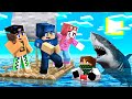 Sopravvivo su una zattera con i miei amici  minecraft raft