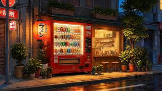 Quiet Lights After Rain 🌧️ | The Lantern Vendor 🏮 | Smooth Samba | Mizu Temple