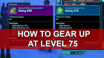 How to gear up at level 75 in Star Wars: The Old Republic