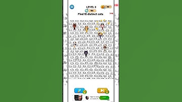 Annoying Puzzle Game level two || where are the different cats
