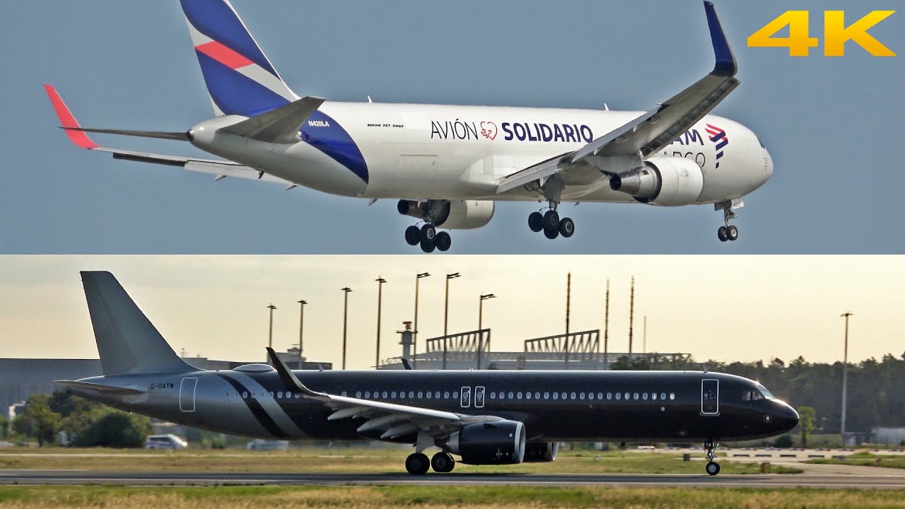 ✈️ FRANKFURT AIRPORT PLANESPOTTING 2025 WITH TITAN AIRWAYS AIRBUS A321LR AND OLD A310