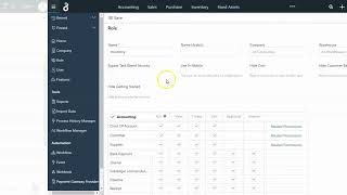 How to Create ERP Role and Assign Permissions.