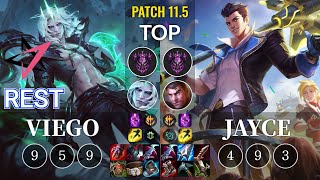 JT Rest Viego vs Jayce Top - KR Patch 11.5