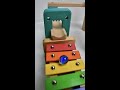 *Marble Run Race マーブルラン ASMR* Glass marble rolling on the wooden slope , Xylophone