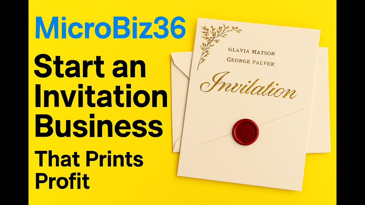 MicroBiz365: Start a Custom Invitations Business with Big Margins