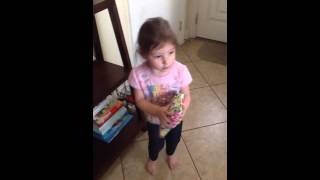 Sofia opening Easter gifts #3