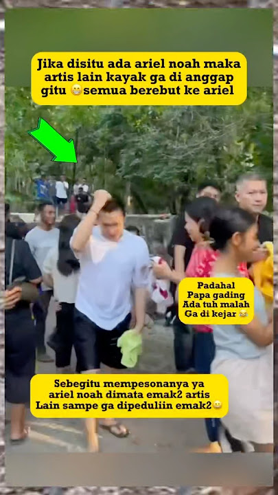 Pesona babang ariel memang tiada tanding #arielnoah