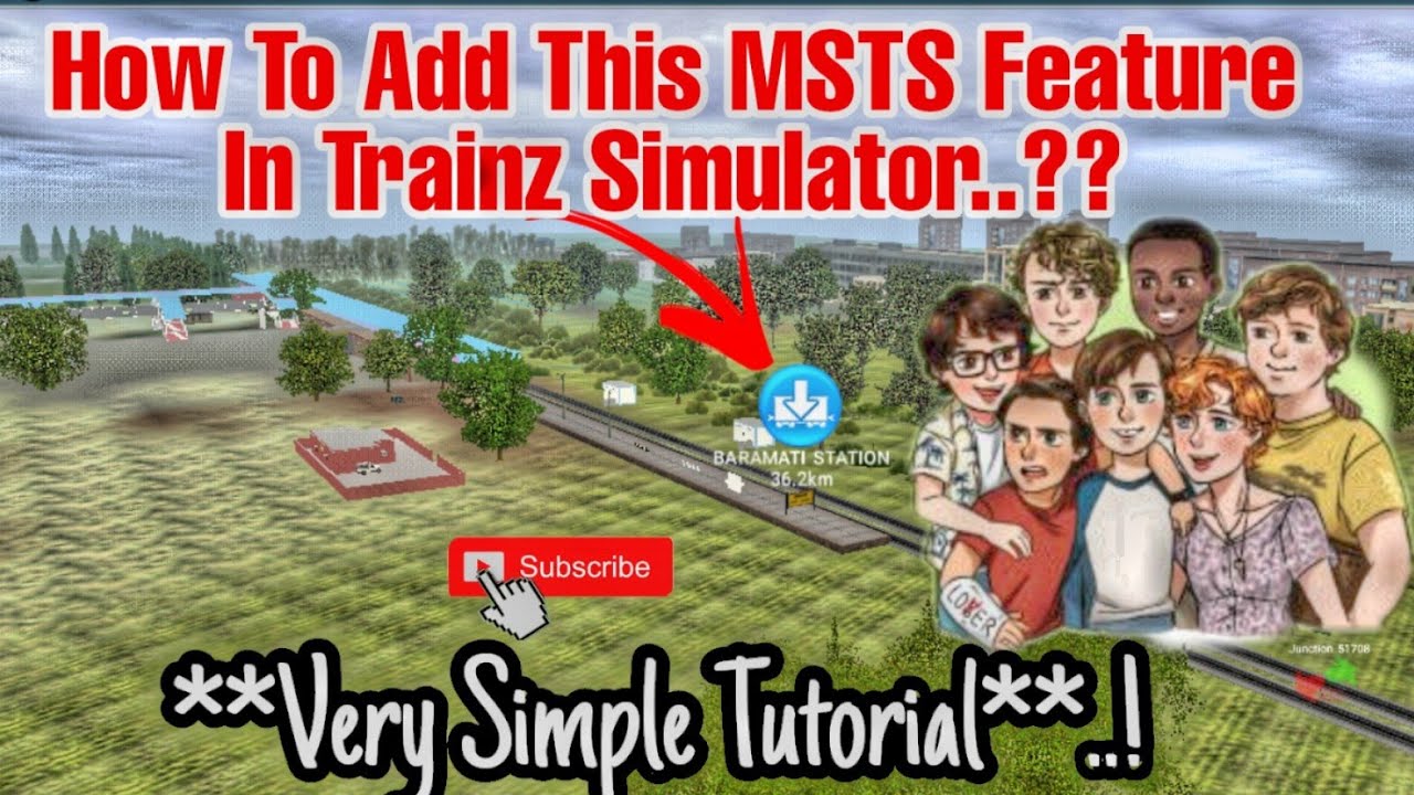How To Get This MSTS Feature in Trainz Simulator 😁❣️! Very Simple Tutorial Video.