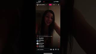 Jasmin Montalvo IG live stream