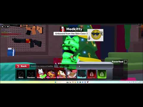 festive skin case open #roblox #rivals